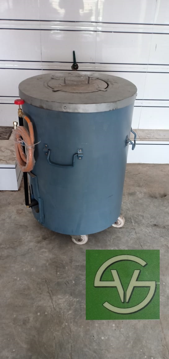 Kitchen gas tandoor round MS