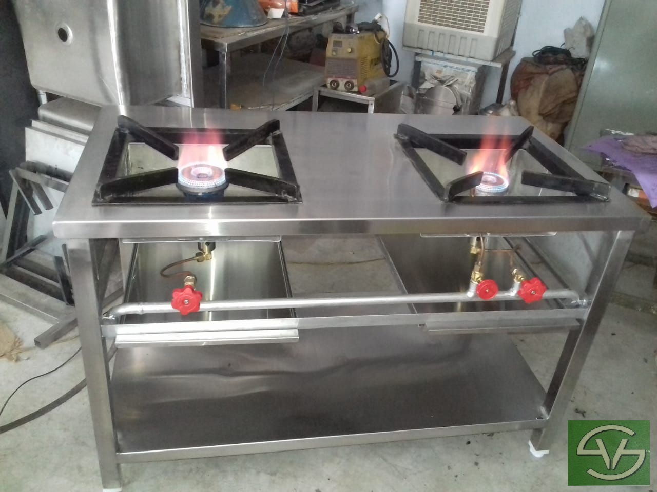 Two burner gas range
